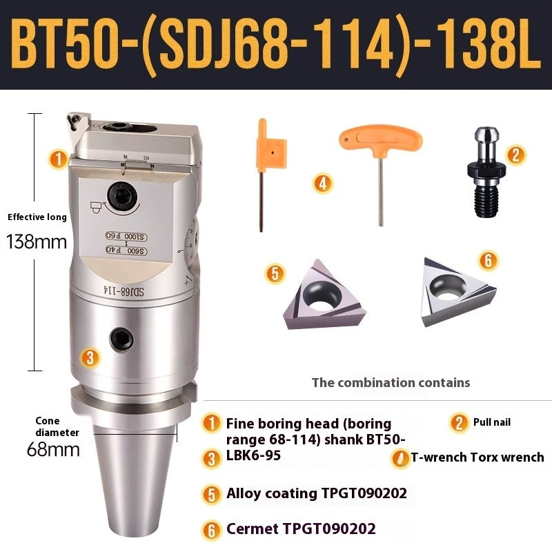 1072-SDJ Fine Boring Tools Fine Boring Heads Adjustable BT40 Fine Boring Tools Set Machining Center Small Bore Fine Boring Tools Shandong Denso Pricision Tools Co.,Ltd.